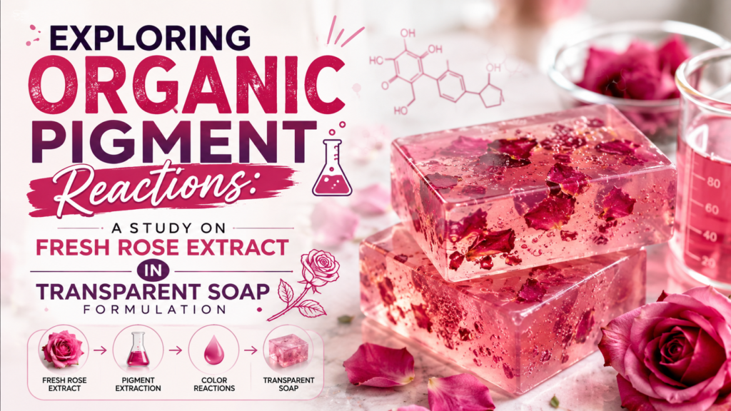 Exploring Organic Pigment Reactions: A Study on Fresh Rose Extract in Transparent Soap Formulation