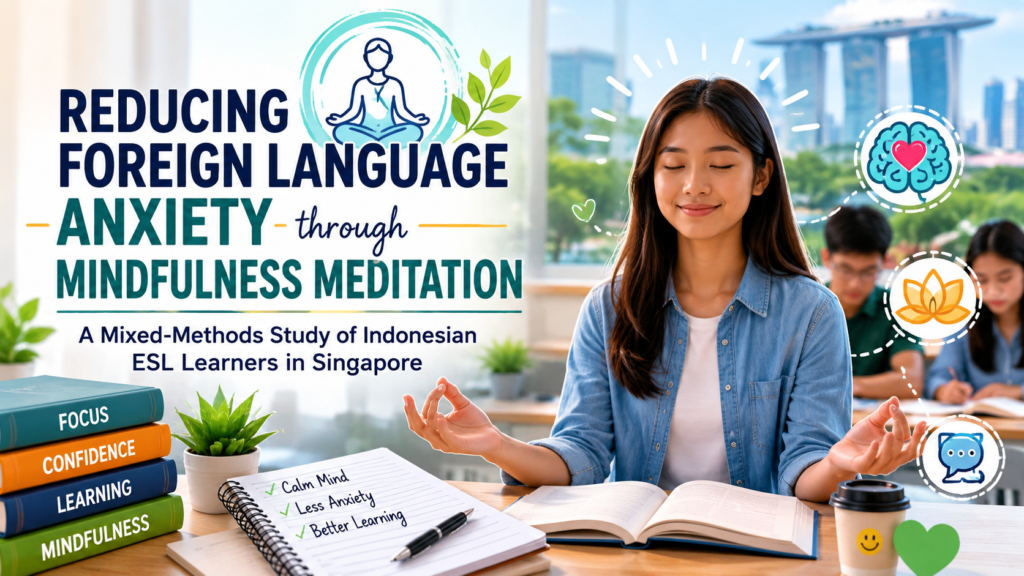 Mindfulness Meditation as an Intervention for Foreign Language Anxiety: Evidence from Indonesian ESL Learners in Singapore