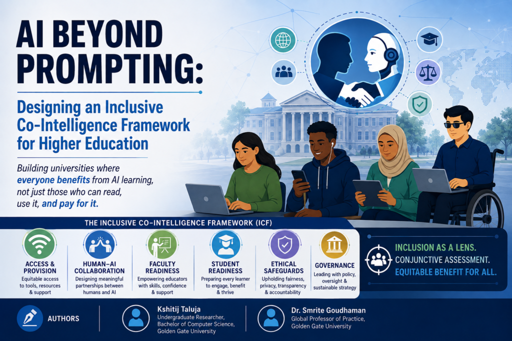 AI Beyond Prompting: Designing an Inclusive Co-Intelligence Framework for Higher Education